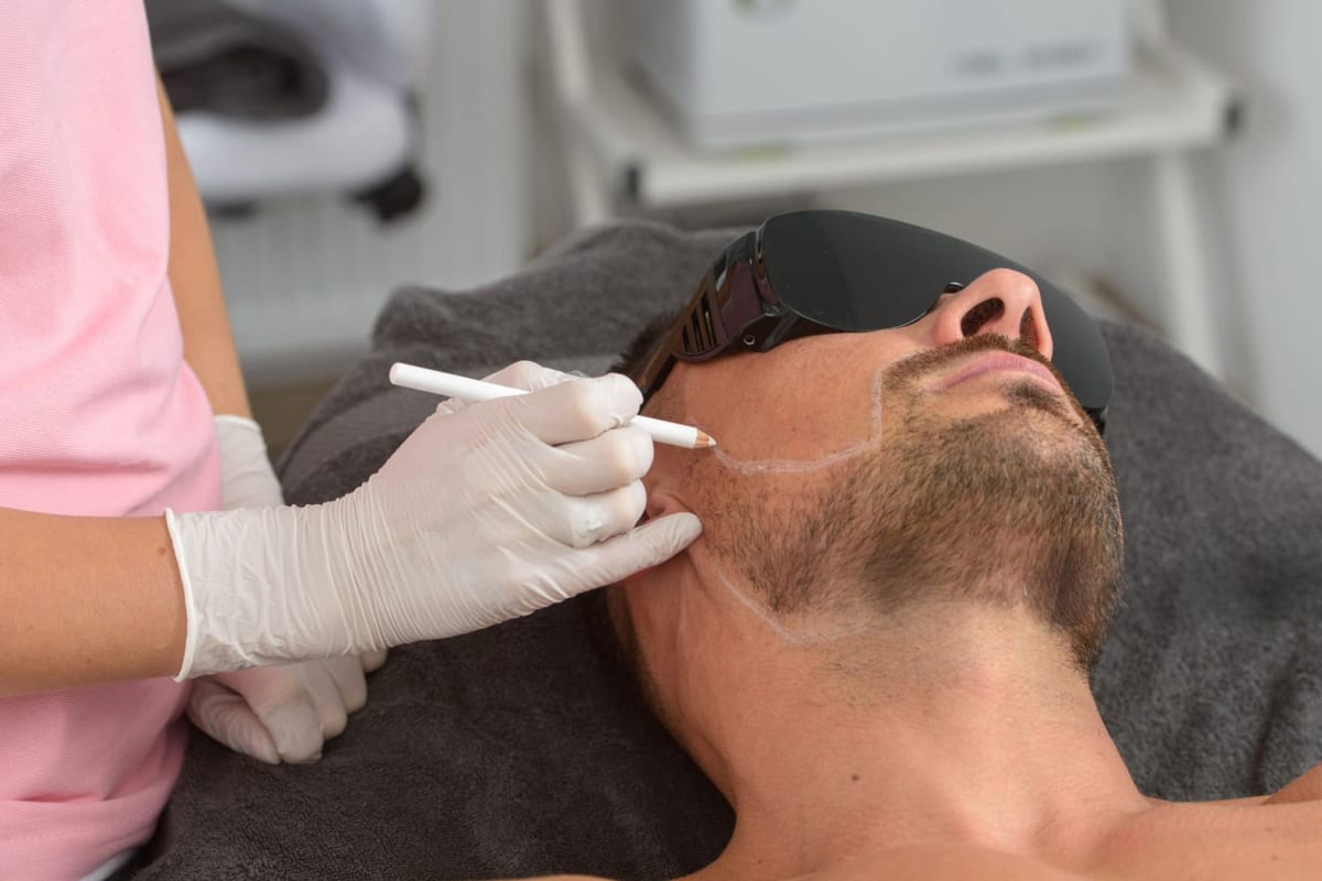 Épilation laser homme Paris 16 · torse dos barbe VivaSkin Esthétique Soprano Titanium